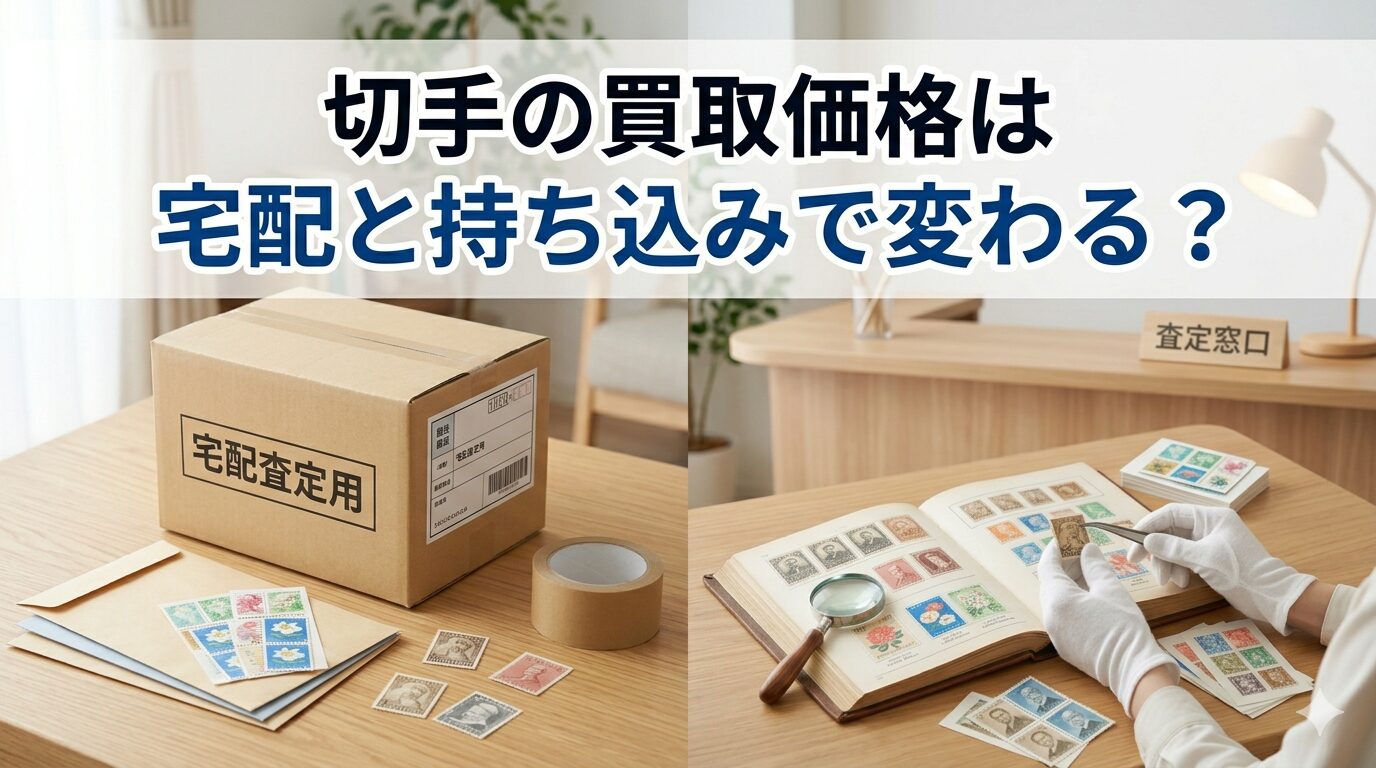 切手の買取価格は宅配と持ち込みで変わる？